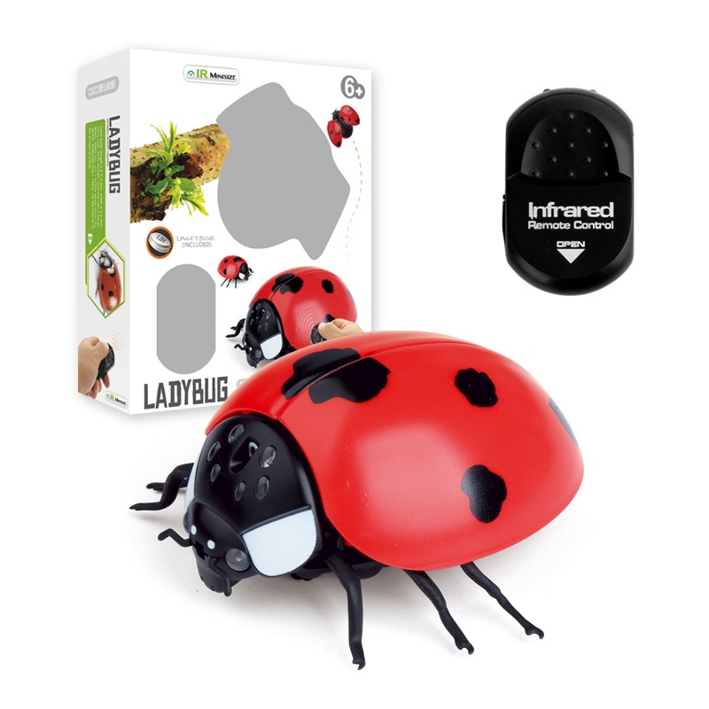 อินฟราเรด RC รีโมทคอนโทรลสัตว์แมลง Ladybug ปู Moth Fly ชุดของเล่น ...