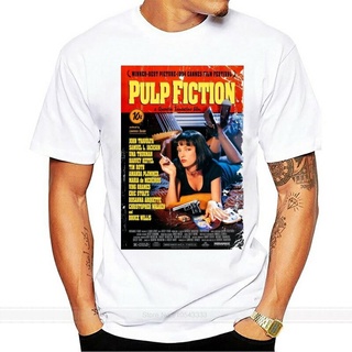 เสื้อยืดลําลอง คอกลม พิมพ์ลาย Funy Pulp Fiction สําหรับผู้ชาย