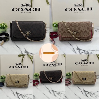 🟥หนังแท้🟥 MS เกรด1:1 กระเป๋าสะพายข้าง coach 8”