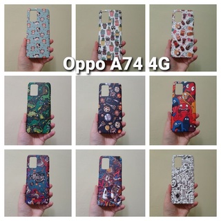 เคสแข็ง Oppo A74 4G / A95 เคสไม่คลุมรอบนะคะ เปิดบน เปิดล่าง (ตอนกดสั่งซื้อ จะมีให้เลือกลายก่อนชำระเงินค่ะ)