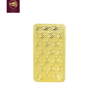 ภาพขนาดย่อของภาพหน้าปกสินค้าSHINING GOLD ทองคำแท่ง 96.5% น้ำหนัก 2 สลึง จากร้าน shininggoldjewelry บน Shopee ภาพที่ 2