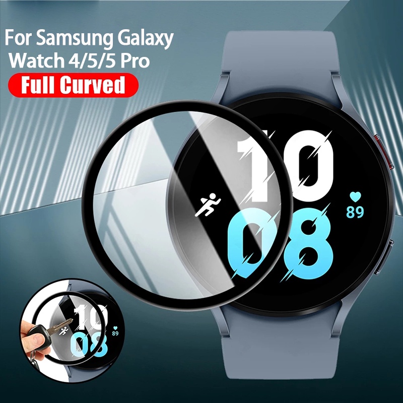 ภาพหน้าปกสินค้าjansin ฟิล์ม samsung galaxy watch 5 ฟิล์มป้องกันรอยหน้าจอ 3D สำหรับ Samsung Galaxy Watch 5 5 Pro 4 40mm 44mm สมาร์ทวอทช์