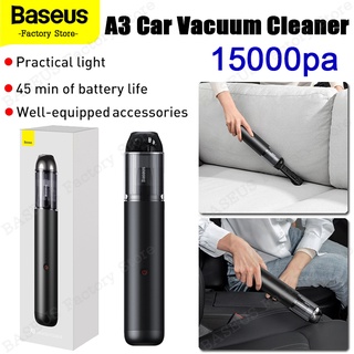Baseus A3 Car Vacuum Cleaner 15000pa Suction Force Practical Light Well-equipped Accessories Wireless and Portable Cleaning Helper