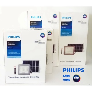 PHILIPS ฟลัดไลท์ โคม โซลาร์เซลล์  60W 90W LED 6500K รุ่น BVC080