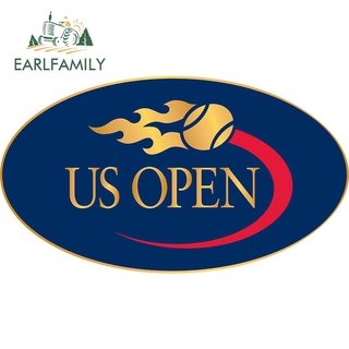 สติกเกอร์ไวนิล ลายกราฟฟิค USA Open Tennis Championship Fan ขนาด 13 ซม. x 7.4 ซม. สําหรับติดตกแต่งรถยนต์ รถบรรทุก หน้าต่าง