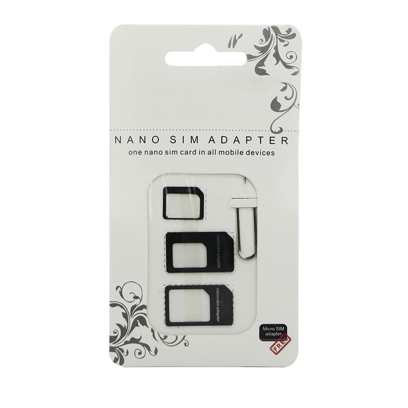 Noosy nano to micro to regular standard full sim card adapters | Shopee ...