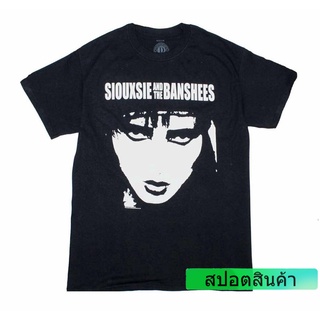 เสื้อยืด ลาย Siouxsie And The Banshees 4-Face ทรงสลิมฟิต สําหรับผู้ชาย