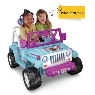 Power Wheels 12V Disney Princess Frozen Jeep Wrangler Powered Ride-On