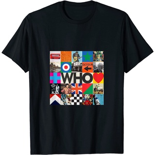 เสื้อยืดโอเวอร์ไซส์เสื้อยืด พิมพ์ลายอัลบั้ม The Who Official 2019S-3XL