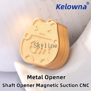 【มีสินค้า】Kelowna ปุ่มกดสวิตช์ โลหะ CNC สําหรับคีย์บอร์ด Mechanical