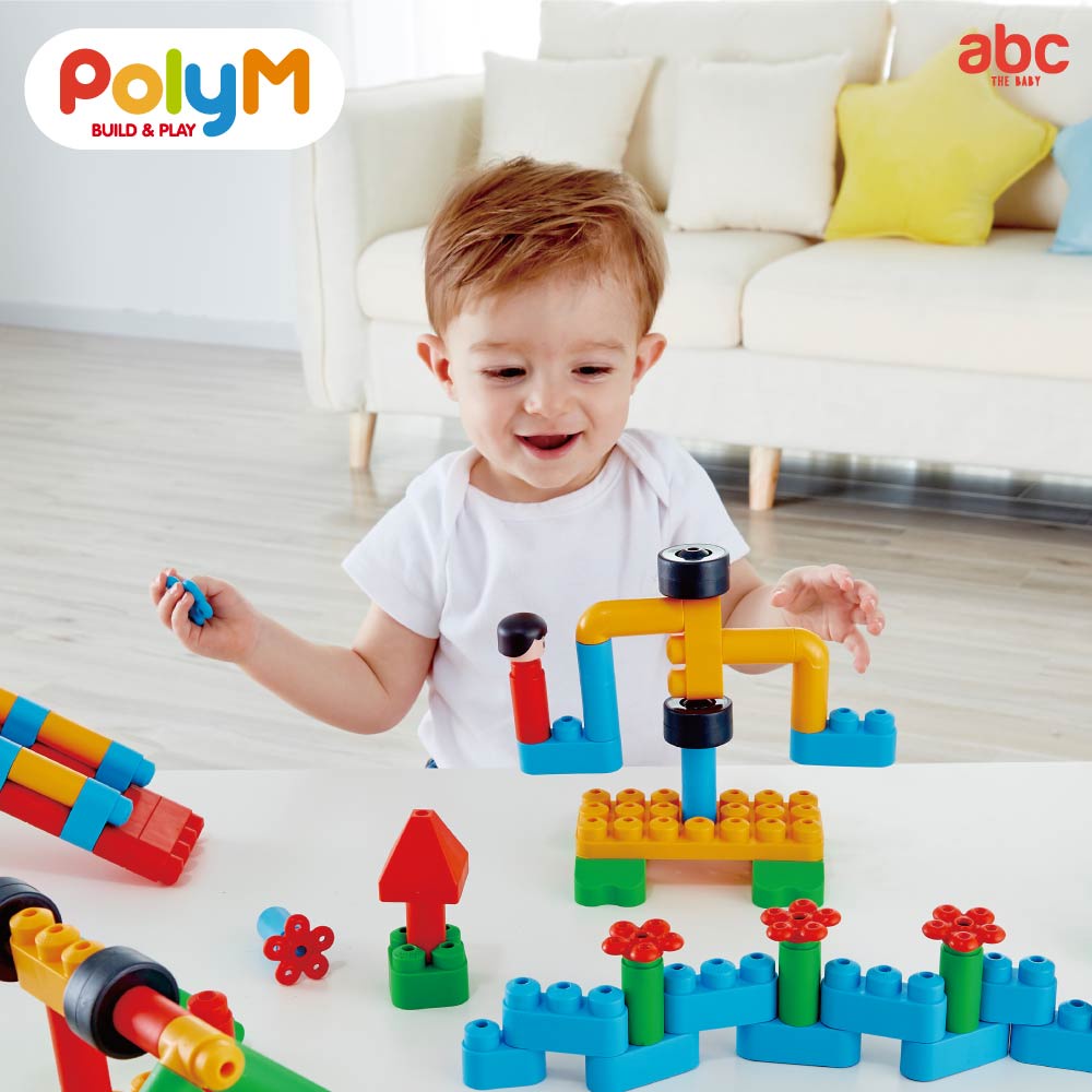 poly-m-ของเล่นตัวต่อ-ชุดสวนสนุก-adventure-playground-kit-110-pcs-สำหรับเด็ก-18-เดือนขึ้นไป