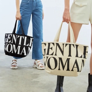 [พร้อมส่ง !! ✨ ปรับราคามีแทคツ]  กระเป๋าผ้า Gentlewoman Tote Bag ใหม่จาก shop