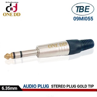 ปลั๊กMIC ST. ปลั๊กไมค์ ST. 6.35mm TBE STEREO PLUG GOLD TIP อย่างดี แจ็คโฟน (1ตัว)