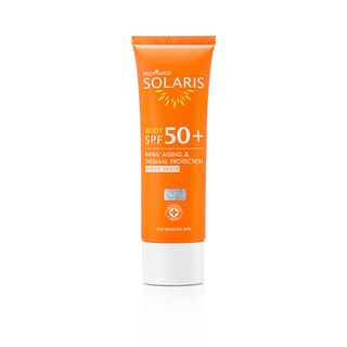 Provamed Solaris Body SPF 50+ โปรวาเมด โซลาริส บอดี้ SPF 50+ ผลิตภัณฑ์ปกป้องผิวกายจากแสงแดดและความร้อน 100 มล.