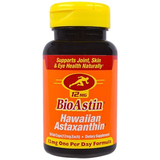 Nutrex Hawaii, BioAstin, Hawaiian Astaxanthin, 12 mg สาหร่ายแดงที่ดีที่สุด *แท้ 100%*