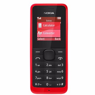 โทรศัพท์มือถือโนเกีย ปุ่มกด  NOKIA 105 (สีแดง) 3G/4G  รุ่นใหม่ 2020