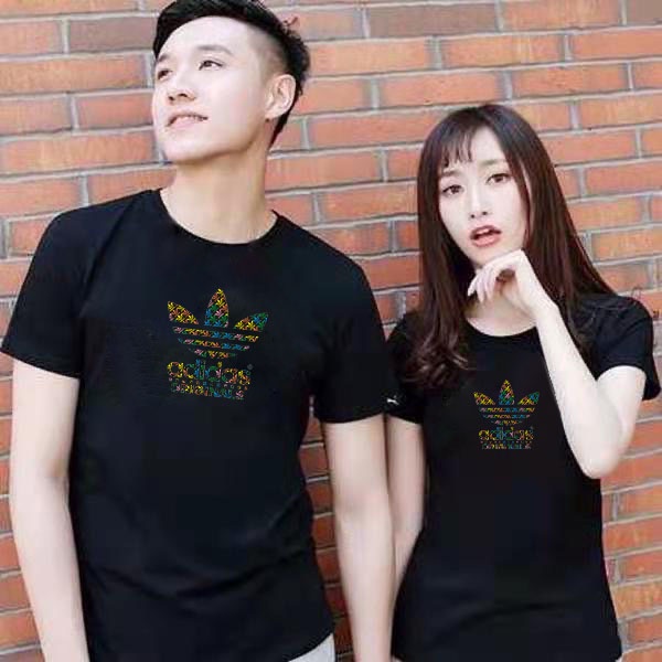 เสื้อทีเชิร์ตเสื้อยืดคอกลมแฟชั่นsportขาว-ดำ-พร้อมส่ง-t-409