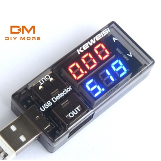 Diymore 3-9V เครื่องชาร์จ Usb หมอ แรงดันไฟฟ้า ชาร์จ เครื่องตรวจจับพลังงานมือถือ เครื่องทดสอบแบตเตอรี่ โวลต์มิเตอร์ แอมมิเตอร์