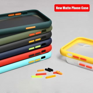 เคสโทรศัพท์กันกระแทกแข็งเคสโทรศัพท์มือถือแบบใสสําหรับ Huawei Honor 20 Pro 8x 9X 10i 20 Lite 10 Lite Play3 Matte Transparent Phone Case Frosted Clear Casing Shockproof Cover