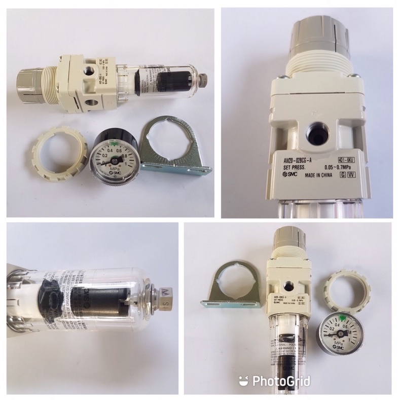 🇯🇵 SMC AW2002BCGA Filter Regulator ชุดกรองลม 1/4”(2 หุน) Shopee