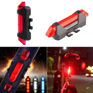 [ Craftseries ] ไฟติดรถจักรยาน ไฟท้าย LED 5ดวง ชาร์จ USB