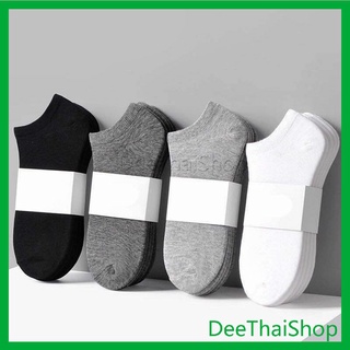 ภาพหน้าปกสินค้าDeeThai ถุงเท้าข้อสั้น ใส่ได้ทุกฤดูกาล   ถุงเท้าซับเหงื่อ ถุงเท้าข้อสั้น ใส่ได้ทุกฤดูกาล Men\'s socks ที่เกี่ยวข้อง