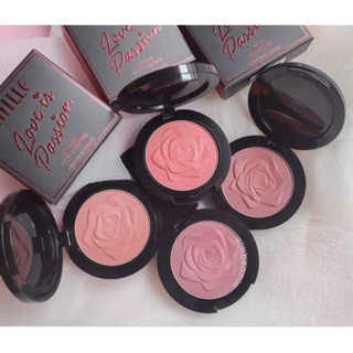 Mille บลัชเชอร์กุหลาบ Love Is Passion Blusher 6 g.