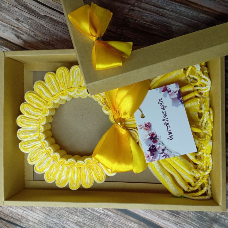 ผ้าพันคอ-มาลัยกรจากผ้าฝ้ายแจ้งสีในแชทค่ะ