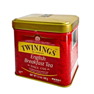 ของใหม่หใดอายุ 06/23 Twinings English breakfast loose tea ขนาด 100g