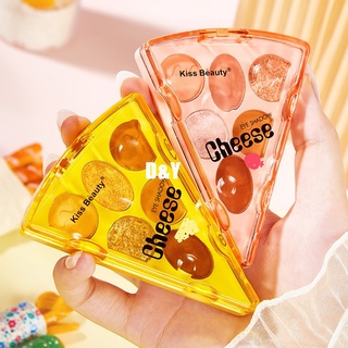 Kiss Beauty Cheese อายแชโดว์เนื้อแมท 6 สีกันน้ําติดทนนาน