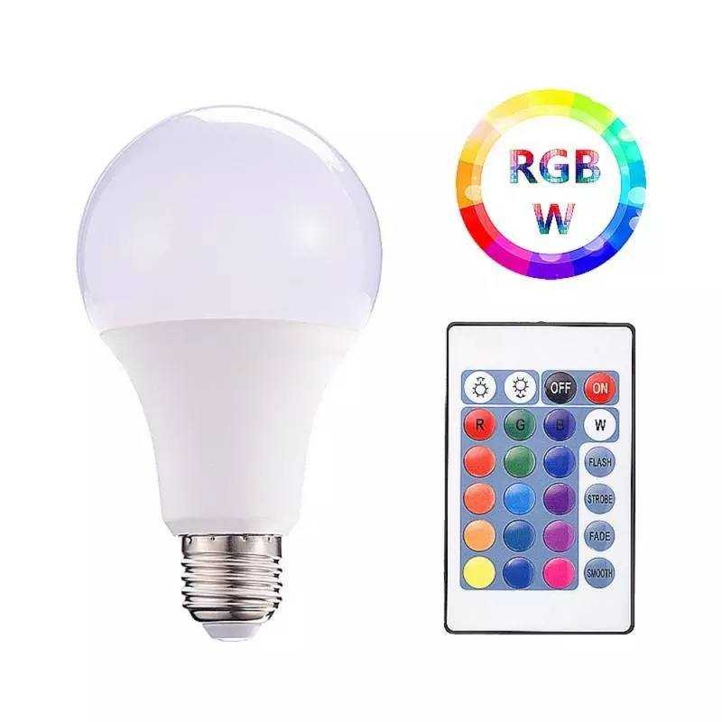 หลอดไฟled-หลอดเกลียว-หลอดไฟ-rgb15แสง-หลอดกลม-หลอดเกลียว-ปรับแสงได้-มีรีโมทปรับแสงตามใจชอบ