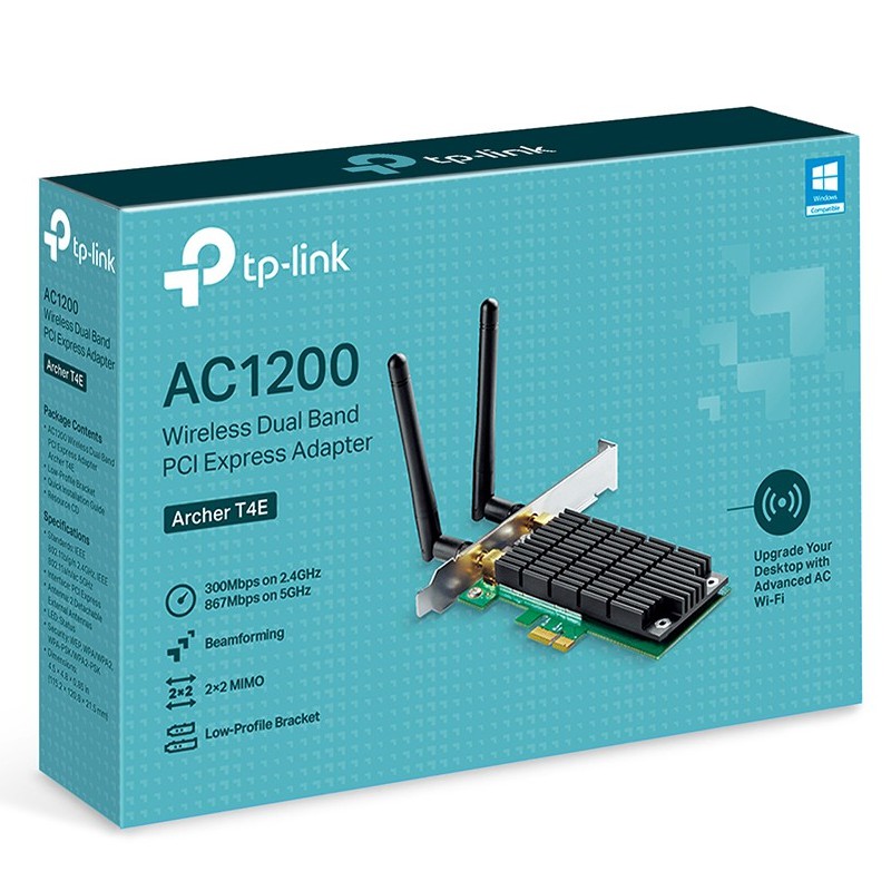 ภาพสินค้าTP-LINK (Archer T4E) AC1200 Wireless Dual Band PCI Express Adapter LT จากร้าน hardware_corner บน Shopee ภาพที่ 1
