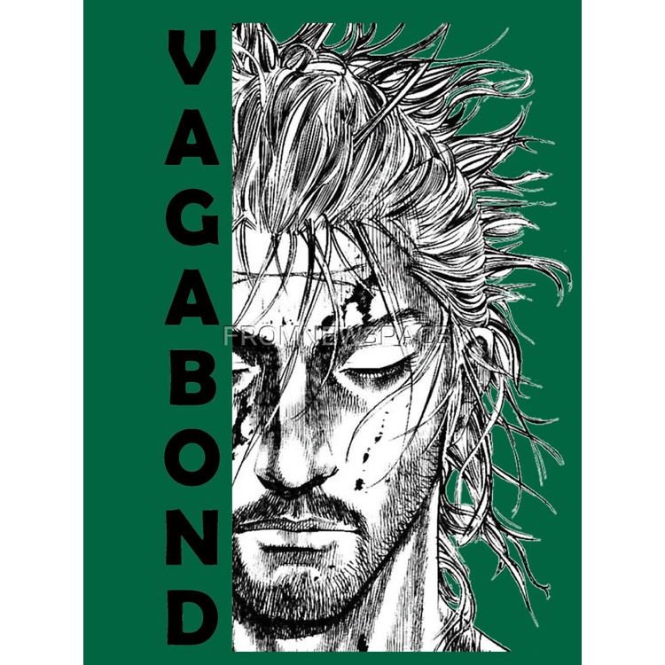 new-miyamoto-musashi-vagabond-essential-t-shirt-เสื้อยืดพิมพ์ลายการ์ตูนมังงะ-ดผ้าเด้ง-คอกลม-cotton-แฟชั่น-discount-unise