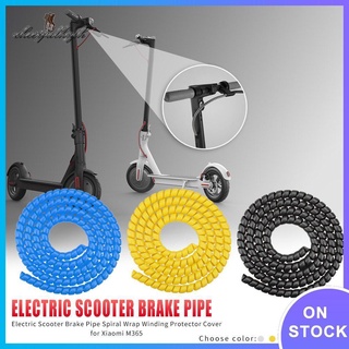 ✿cheerfulhigh✿Professional 8mm 1m Electric Scooter Brake Pipe Spiral Wrap Winding Wire for Xiaomi M365✿