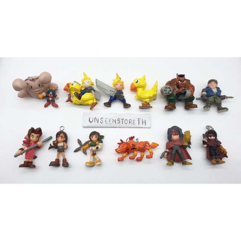 Final fantasy vii characters keychain gashapon shopee thailand
