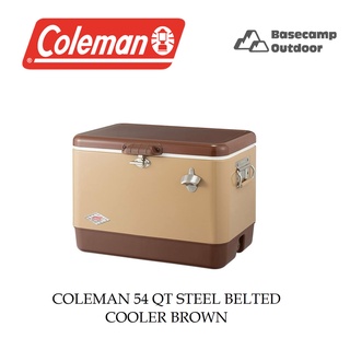 COLEMAN 54 QT STEEL BELTED COOLER BROWN กระติกเก็บอุณภูมิ