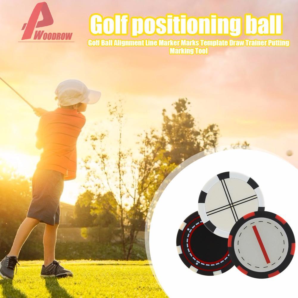ภาพสินค้าWO Golf Ball Alignment Line Marker Mark Draw Linear Putt Positioning Ball Mark จากร้าน woodrow.th บน Shopee ภาพที่ 6