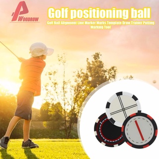 ภาพขนาดย่อของภาพหน้าปกสินค้าWO Golf Ball Alignment Line Marker Mark Draw Linear Putt Positioning Ball Mark จากร้าน woodrow.th บน Shopee ภาพที่ 6