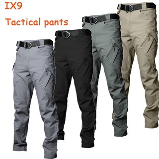 ภาพหน้าปกสินค้า🔥พร้อมส่ง&COD🔥กางเกงยุทธวิธี กางเกงคาร์โก้ผู้ชาย ผ้าริปสตอปกันน้ำ มีช่องกระเป๋าหลายช่อง IX9 ที่เกี่ยวข้อง