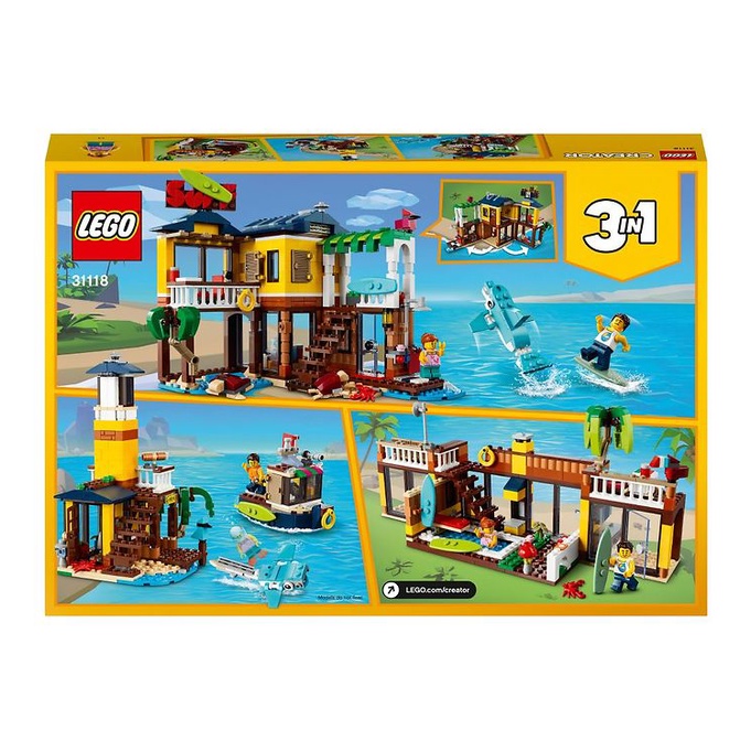 lego-creator-3-in-1-surfer-beach-house-set-31118