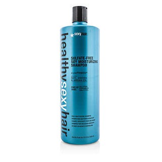 Sexyhair healthy sulfate free soy moisturizing shampoo - free of sulfate 1000ml แชมพูสำหรับผมแห้งเสียหายมากเจอเคมีบ่อยคร