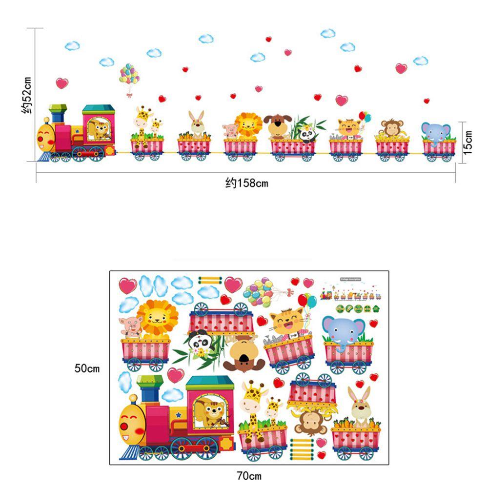 darnell-สติกเกอร์ติดผนัง-การ์ตูน-pvc-ห้องเด็กอนุบาล-ขับรถ-รถไฟ-ภาพจิตรกรรมฝาผนัง-ศิลปะ