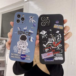 NASA Case OPPO A15 A55 A36 A76 A96 A15 A55 A36 A76 A96S A35 F17 PRO A93 A53 A53S A33 A32 A52 A72 A92 A7 A5S A12 A12S A11K F19 PRO A94 Reno 4 5 Lite 4 4F 5F 5K Find X3 Lite A9 A11 A5 A11X A8 A31 A3S A12E A54 A16 A74 The New Astronaut Soft Phone Cover