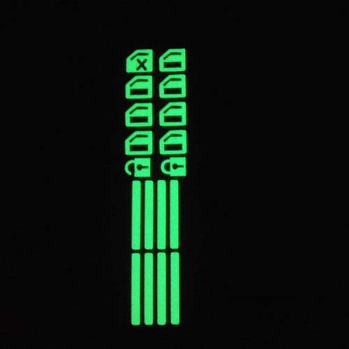 Car Universal Window Luminous Sticker Fluorescence Sticker Glass Lifter ...