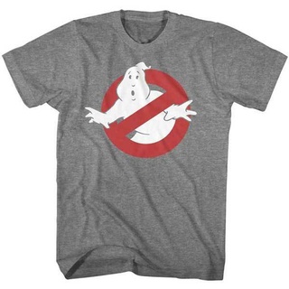 เสื้อยืดสีขาวเสื้อยืด พิมพ์ลายโลโก้ภาพยนตร์ The Real Ghost Busters Animated TV Series สําหรับผู้ใหญ่S-4XL