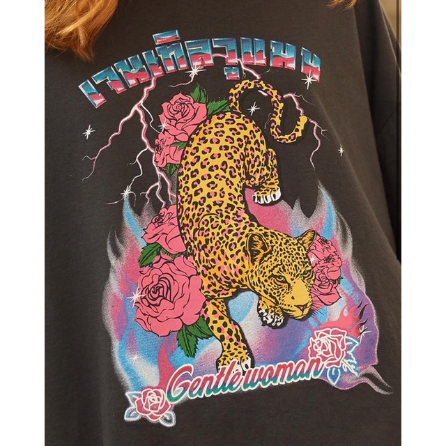 new-with-tag-เสื้อ-gentlewoman-tiger-t-shirt