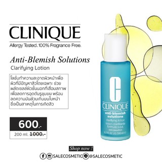 CLINIQUE Anti-Blemish Solutions Clarifying Lotion 200ml / 400ml