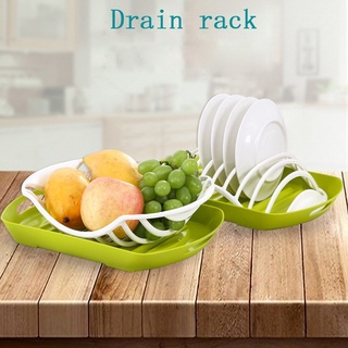 ห้องครัว Multi-Function ตะกร้าท่อระบายน้ำแห้งชั้นวางจานถาดพลาสติกในครัวเรือนผลไม้ท่อระบายน้ำสีฟ้าอ่างล้างหน้า Double-decker