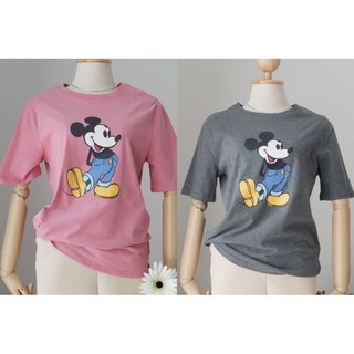 Mickey tee เสื้อยืดover size สกรีนลายมิกกี้เมาส์