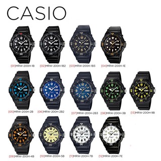 สินค้า Casio Standard คาสิโอ นาฬิกาข้อมือผู้ชาย สายเรซิ่น รุ่น MRW-200H